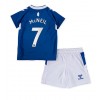 Everton Dwight McNeil #7 Hemmaställ Barn 2022-23 Korta ärmar (+ Korta byxor)